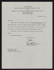 Letter from Gen. H. J. Jablonsky to Mrs. Frederick O. Sink